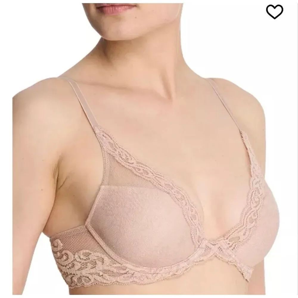 A18 Feathers Contour Plunge Bra tan bra size 32G/DDDD style 730023